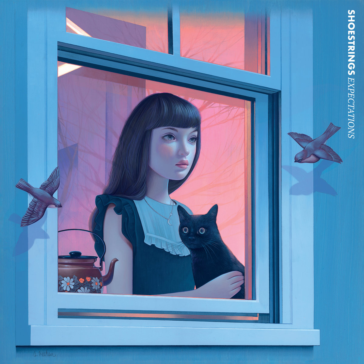 Shoestrings - Expectations LP (Milky Clear with Blue Splatter Vinyl)