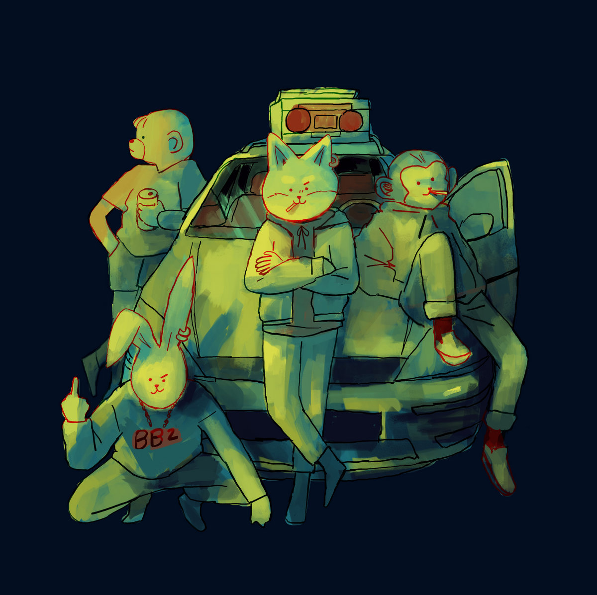 The Bilinda Butchers - Night And Blur (Coloured Vinyl)